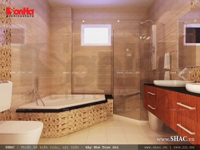 Thiết kế nội thất phòng WC đẹp