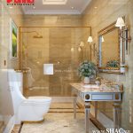 Mẫu nội thất phòng wc sang trọng