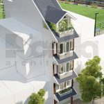 Nhà ống hiện đại 5 tầng