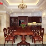 Thiết kế phòng ăn nội thất gỗ đẹp