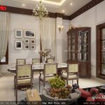 Thiết kế phòng ăn theo phong cách á âu