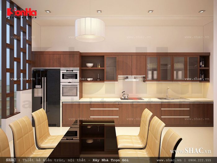 phòng ăn hiện đại đẹp