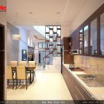 Phòng bếp nhà phố hiện đại