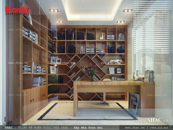 Nội thất phòng học phòng đọc sách tại nhà