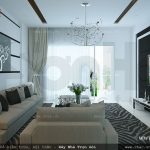 Phòng khách cho nhà ống hiện đại