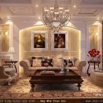 Mẫu phòng khách cổ điển đẹp