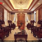 Nội thất phòng khách cổ điển sang trọng