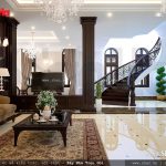 Không gian phòng khách rộng