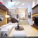 Phòng khách hiện đại đẹp cho nhà phố