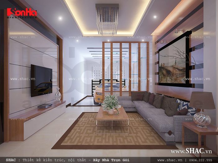 Phòng khách hiện đại đẹp