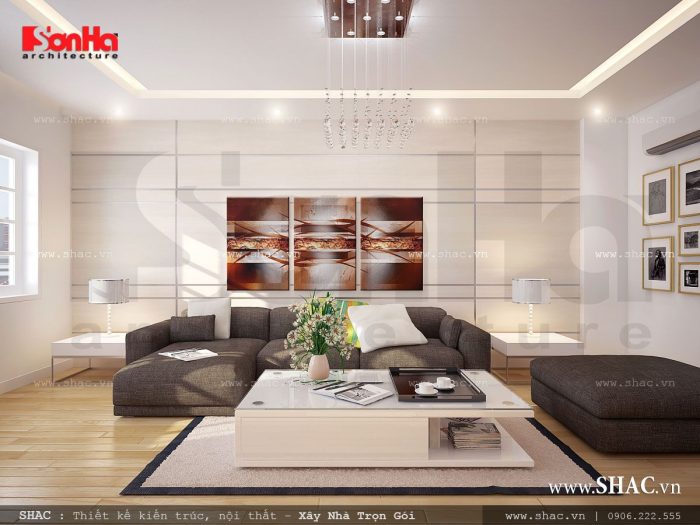 Mẫu phòng khách hiện đại