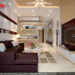 Thiết kế phòng khách nhà ống hiện đại