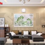 Thiết kế phòng khách nhà phố đơn giản