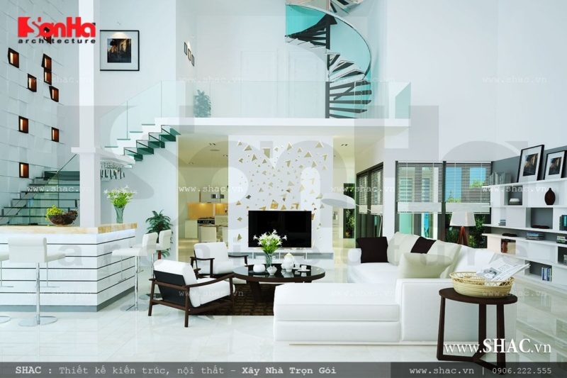 Phòng khách phong cách hiện đại