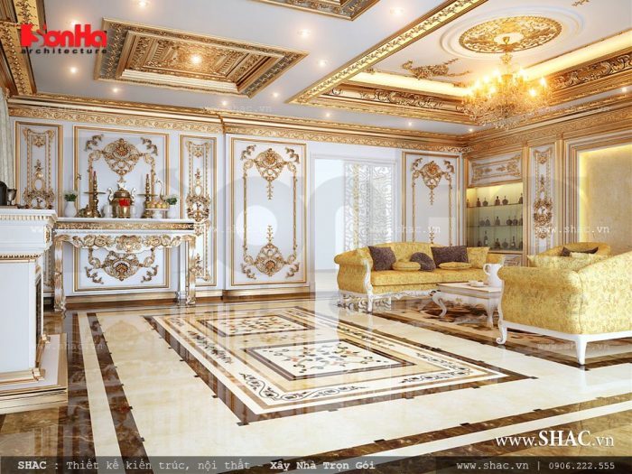 Mẫu phòng khách sang trọng