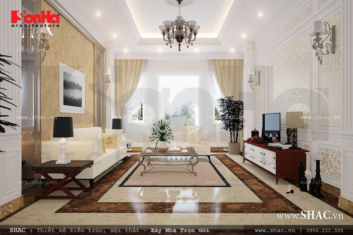 Phòng khách tân cổ điển