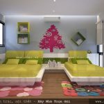thiết kế phòng ngủ 2 giường