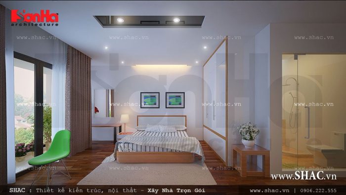 Phòng ngủ bao gồm WC khép kín