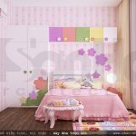 Mẫu phòng ngủ cho con gái đẹp