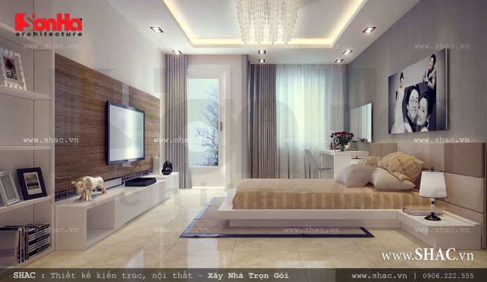 Thiết kế phòng ngủ đẹp cho vợ chồng son