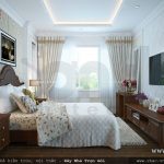 Phòng ngủ đẹp sàn gỗ