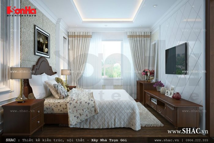 Phòng ngủ đẹp sàn gỗ