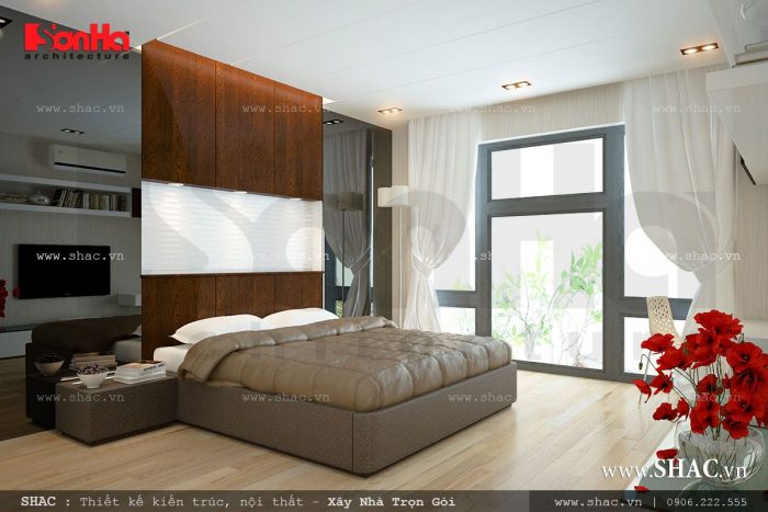 Thiết kế phòng ngủ đẹp theo phong cách hiện đại