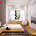 Phòng ngủ hiện đại cửa sổ rộng