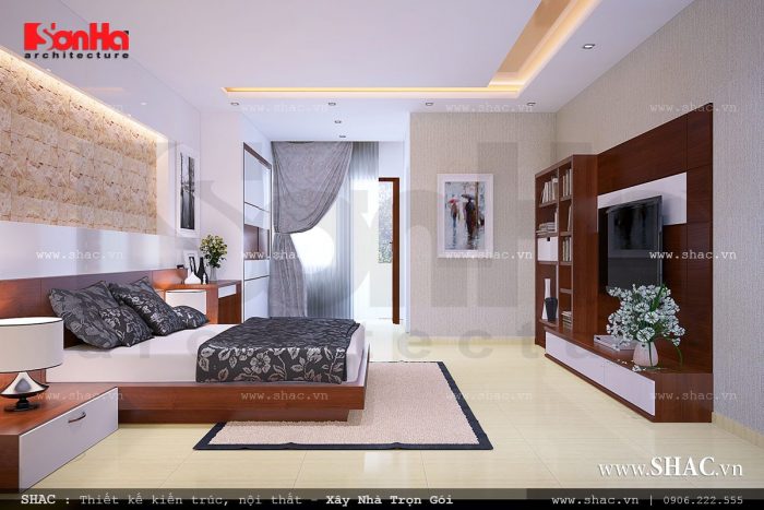 Phòng ngủ hiện đại đẹp, sang trọng