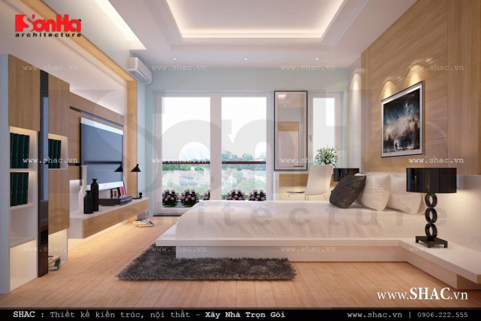 Phòng ngủ hướng ra ngoài đẹp
