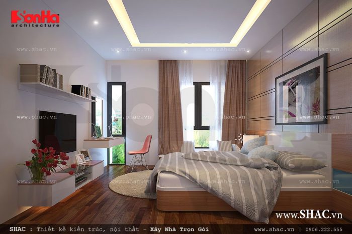 Phòng ngủ lãng mạn phong cách hiện đại