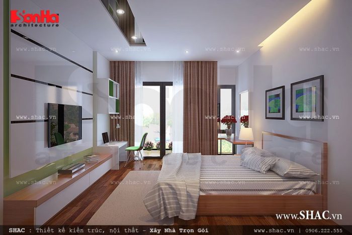 phòng ngủ hiện đại rộng