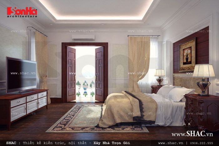 Mẫu phòng ngủ tân cổ điển sang trọng