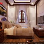 Mẫu thiết kế phòng ngủ ấm cúng kiểu tân cổ điển