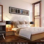 Không gian phòng ngủ thoáng và rộng