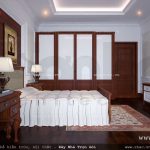Thiết kế phòng ngủ với nội thất gỗ đẹp