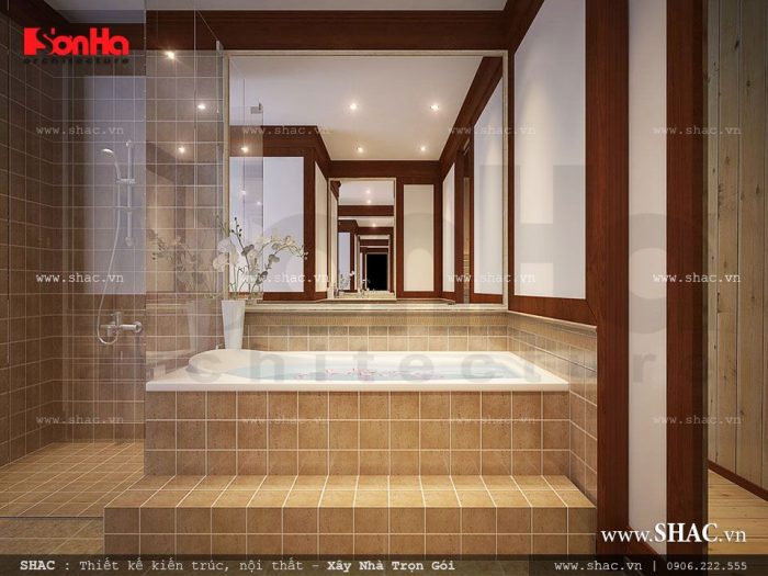 Mẫu nội thất phòng tắm đẹp