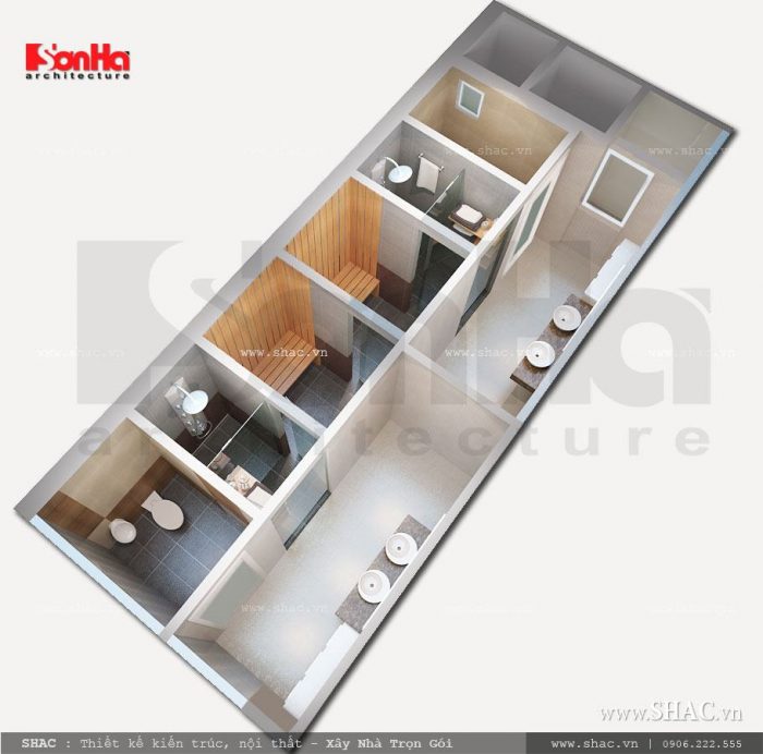 Phòng tắm tráng đa chức năng