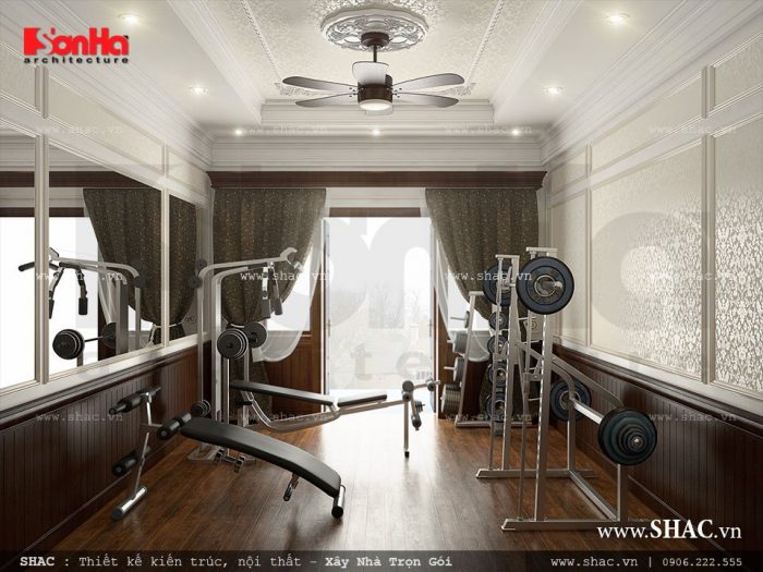 Thiết kế phòng tập thể hình tại nhà