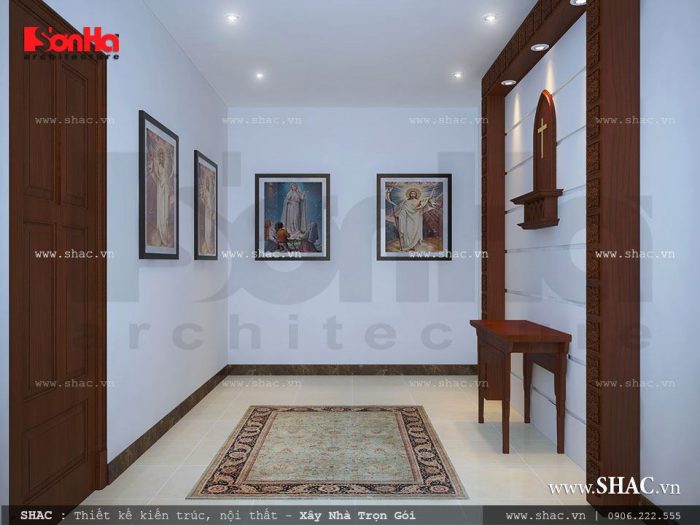 Mẫu phòng thờ cho người theo đạo