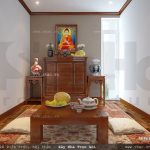 phòng thờ đơn giản