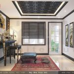 Phòng thờ nhà phố đẹp