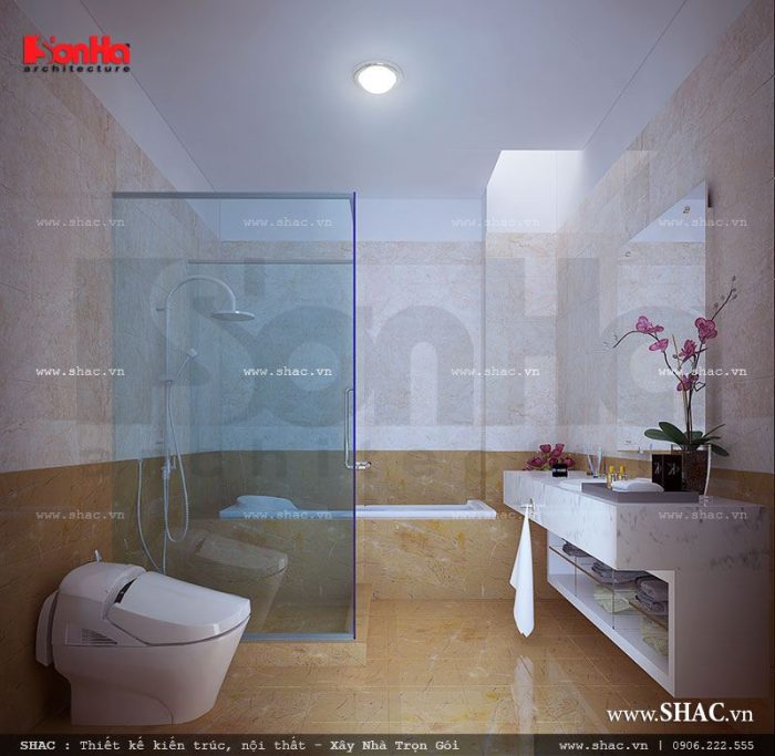 Phòng vệ sinh tiện nghi