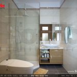 Phòng WC đẹp cho nhà ống