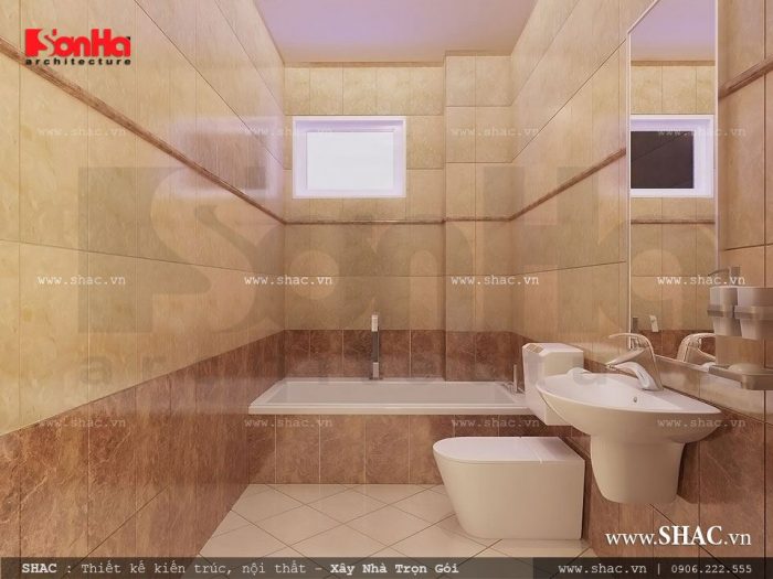 Mẫu phòng WC tiện nghi