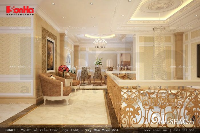 Sảnh tầng lửng sang trọng và đẳng cấp
