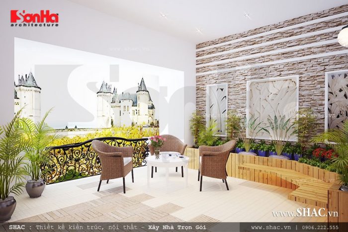 Không gian sân thượng đẹp