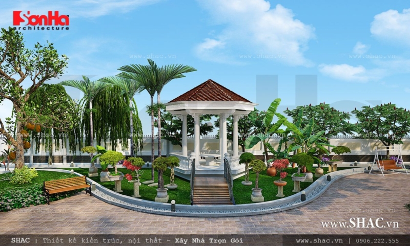 Mẫu sân vườn biệt thự đẹp