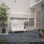 Sân vườn nhà ống hiện đại