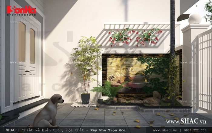 Sân vườn nhà ống